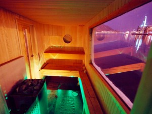 Vulkara Sauna boat interior