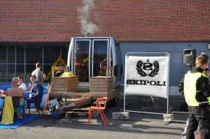 Skipoli  gondola sauna trailer